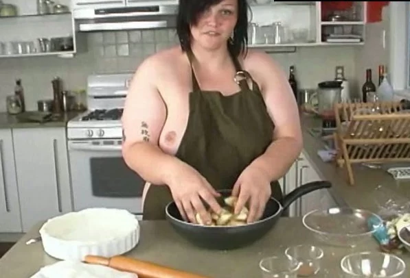 cooking Fat girl