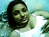 Fat Indian whore with nasty body masturbates on the bed