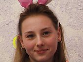 Skinny cutie Daisy investigating her body on the video casting