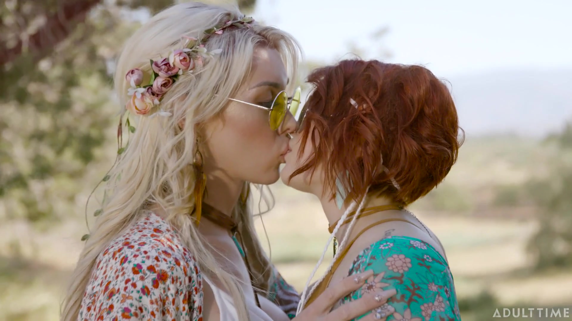 Lesbian hippie girls are making love like theres no tomorrow picture pic