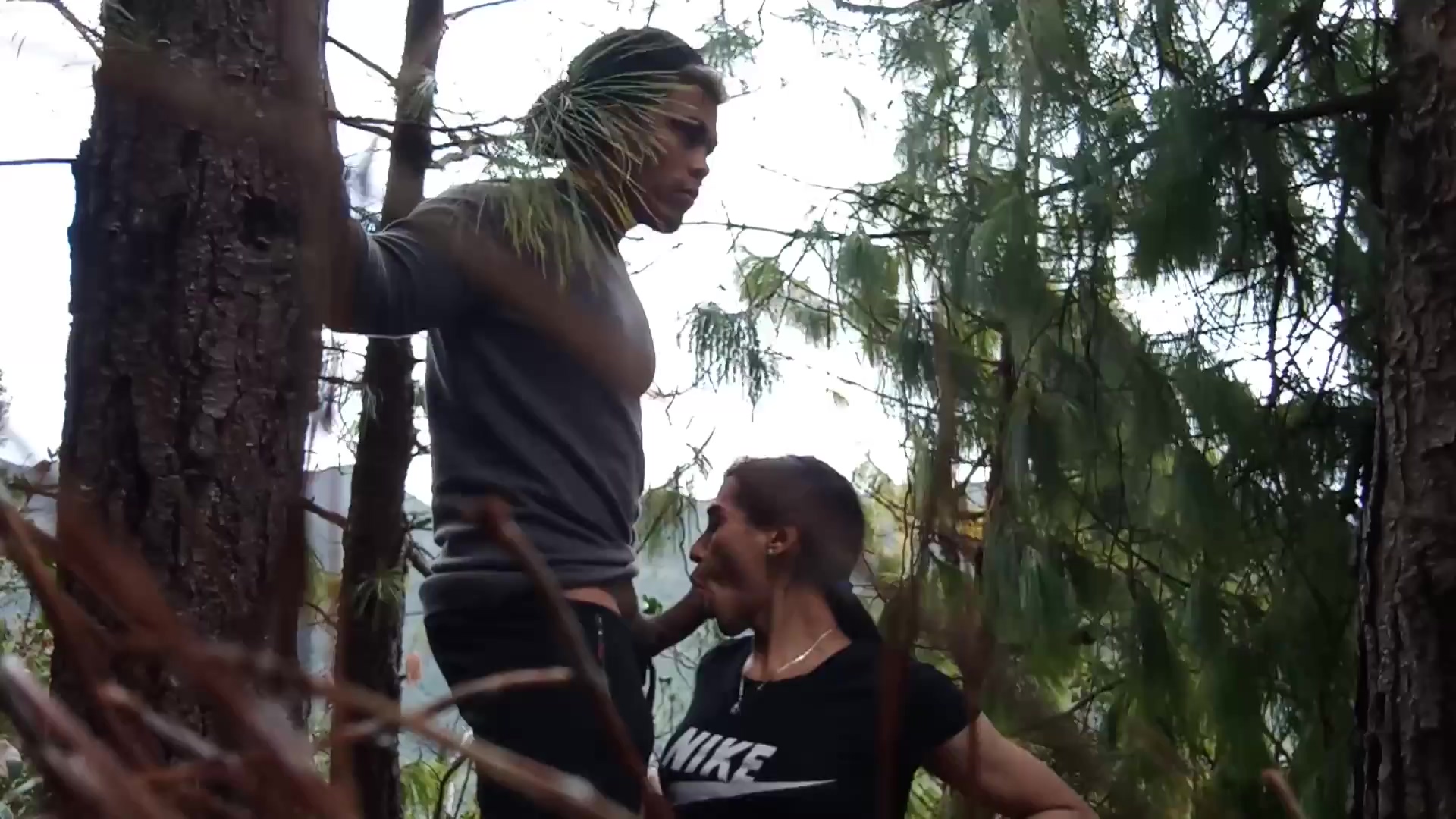 Young ladyboy Paulina Valcoby gets her anal hole rammed in the forest - Any...